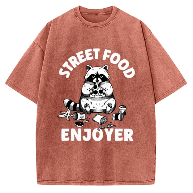 Street Food Enjoyer Vintage Washed T-shirt