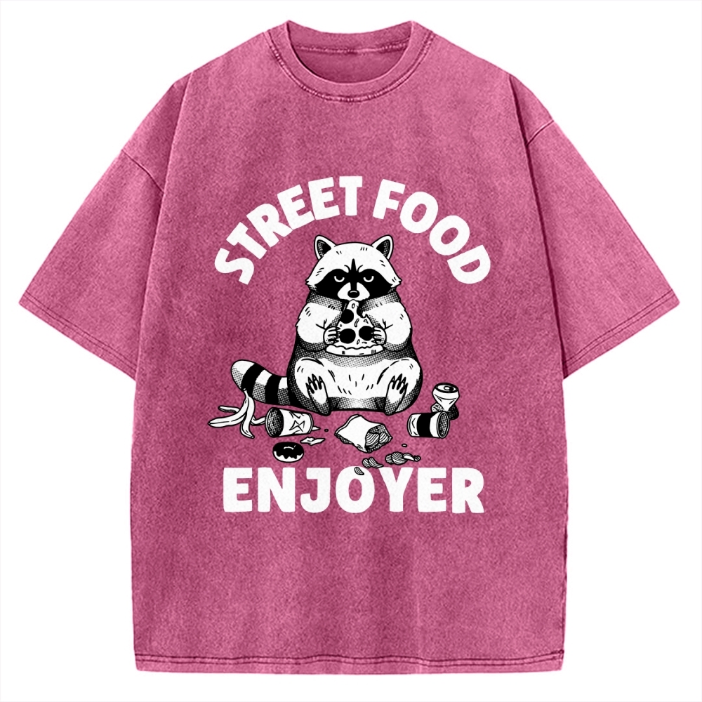 Street Food Enjoyer Vintage Washed T-shirt