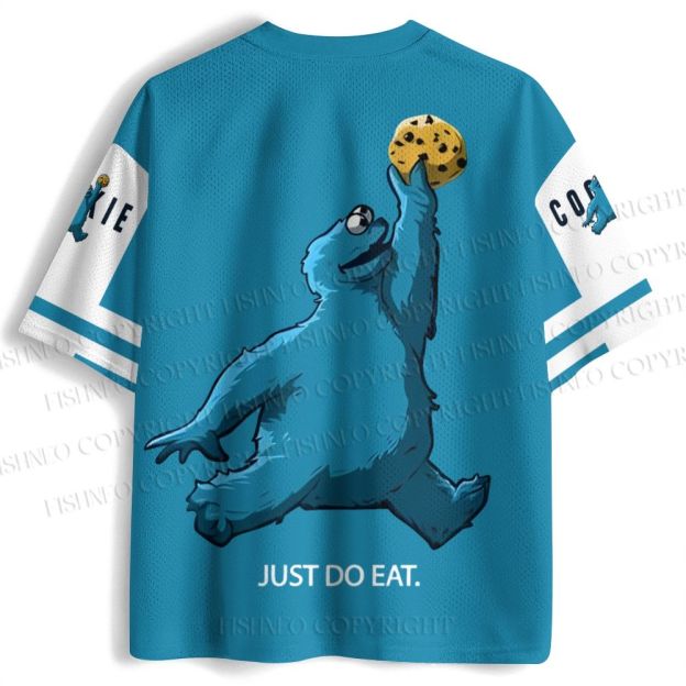 F Is For Fuck Cookie Monster Printed Jersey Shirts