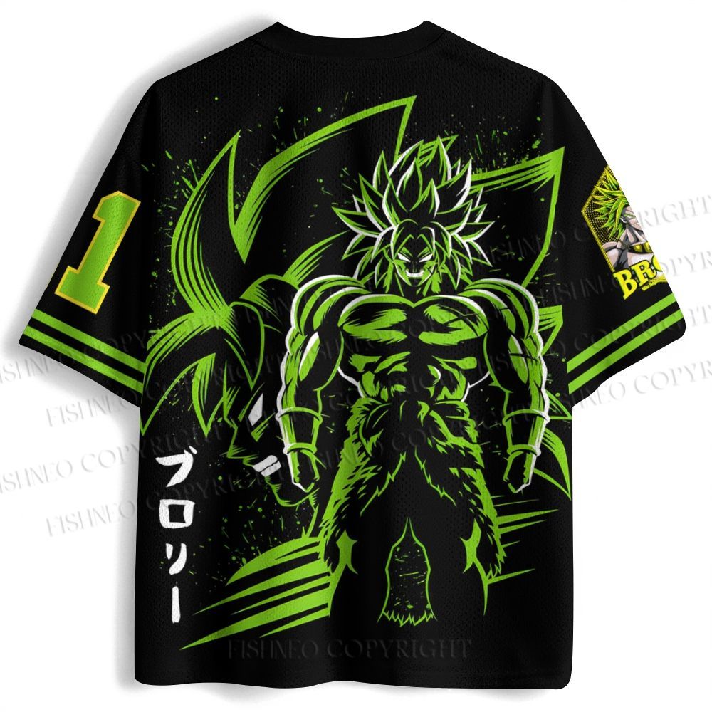 Dragon Ball Broly Printed Jersey Shirts