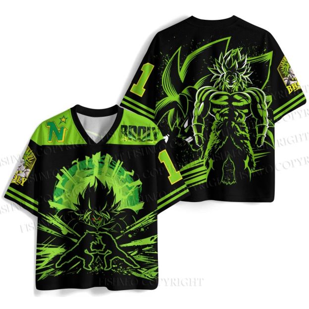 Dragon Ball Broly Printed Jersey Shirts
