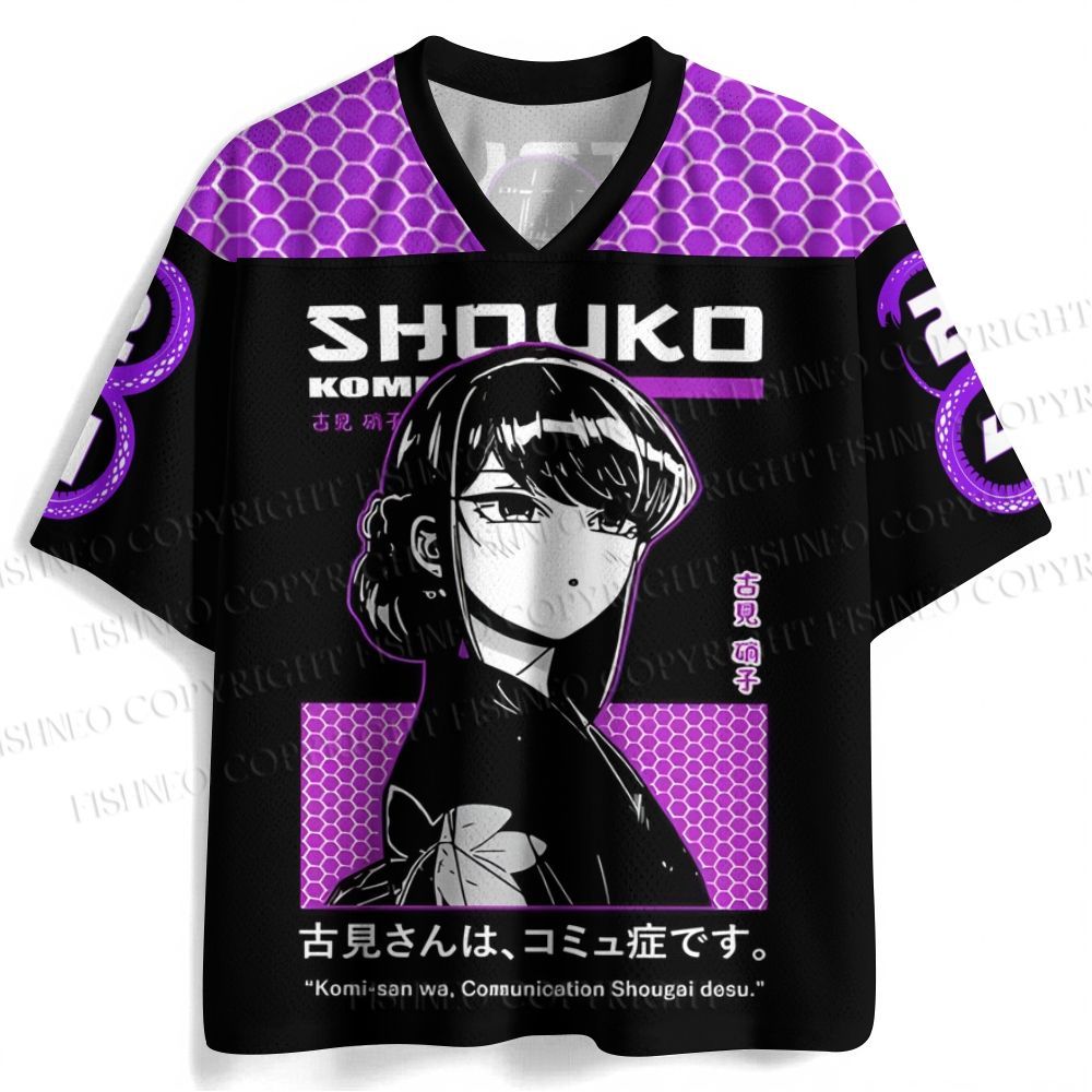 Shouko Komi Printed Jersey Shirts