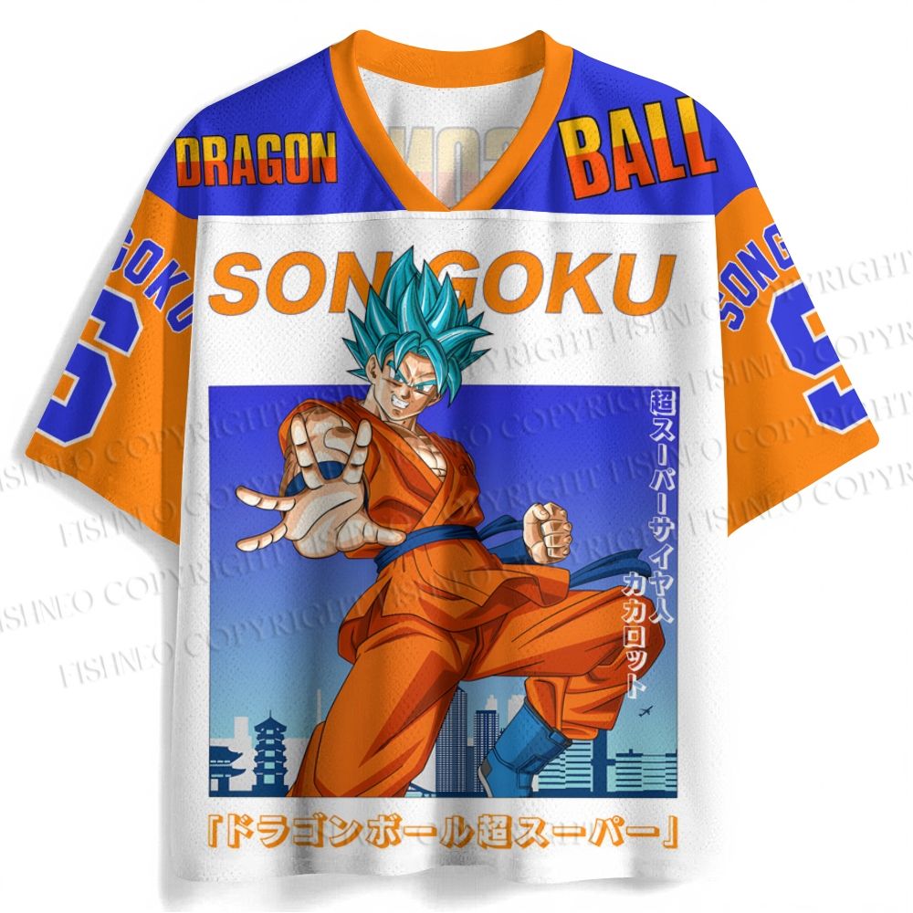 Dragon Ball Son Goku Printed Jersey Shirts