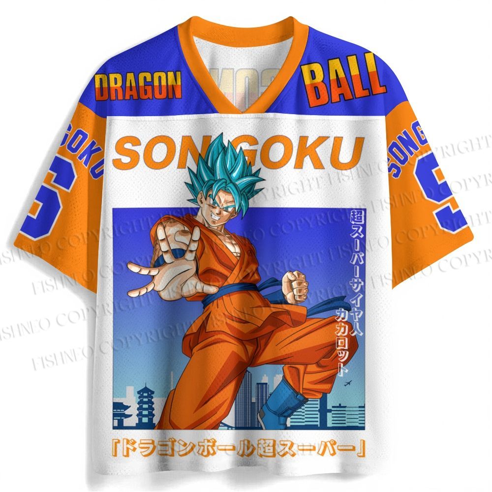 Dragon Ball Son Goku Printed Jersey Shirts
