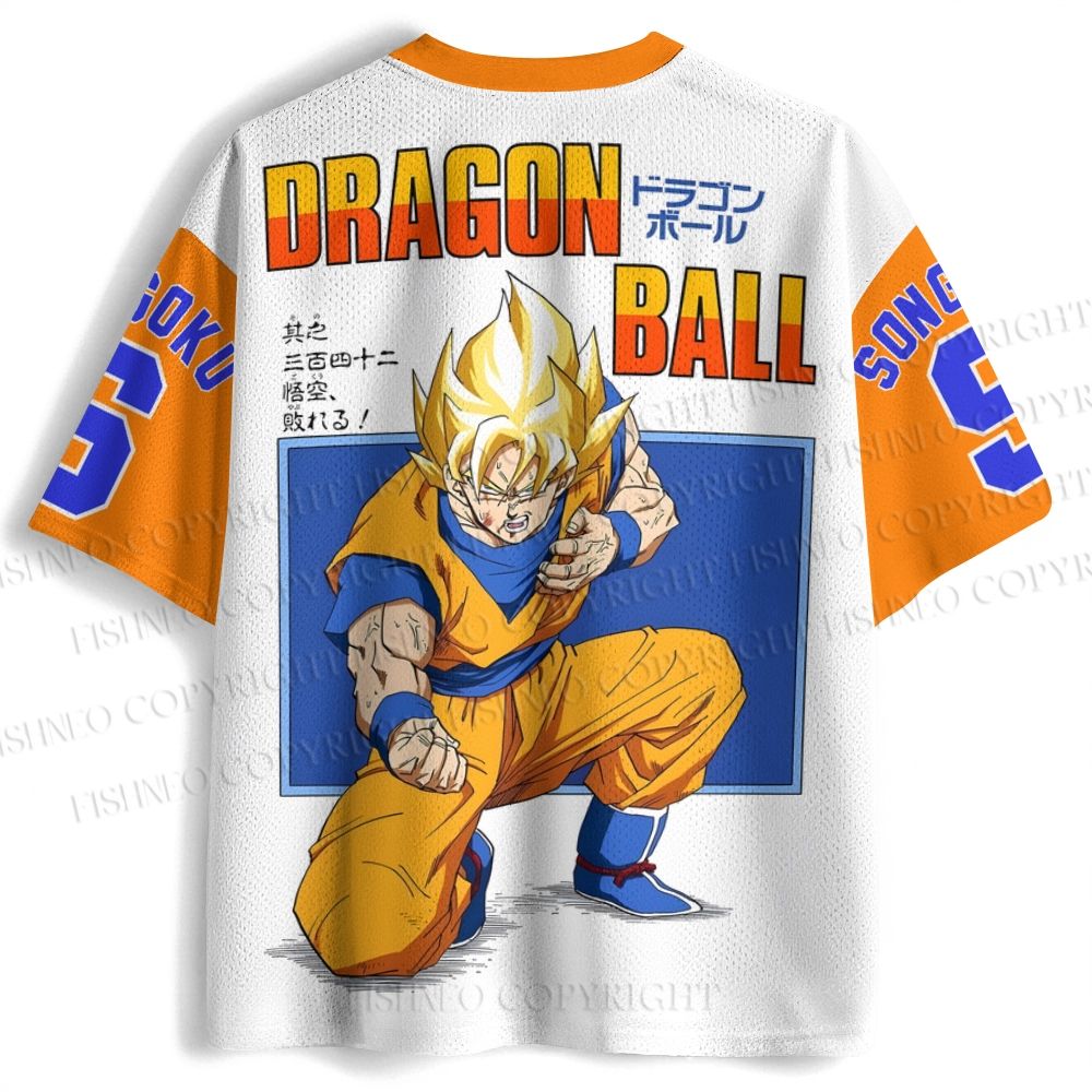 Dragon Ball Son Goku Printed Jersey Shirts