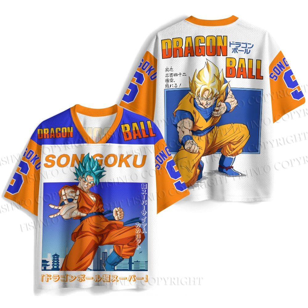 Dragon Ball Son Goku Printed Jersey Shirts