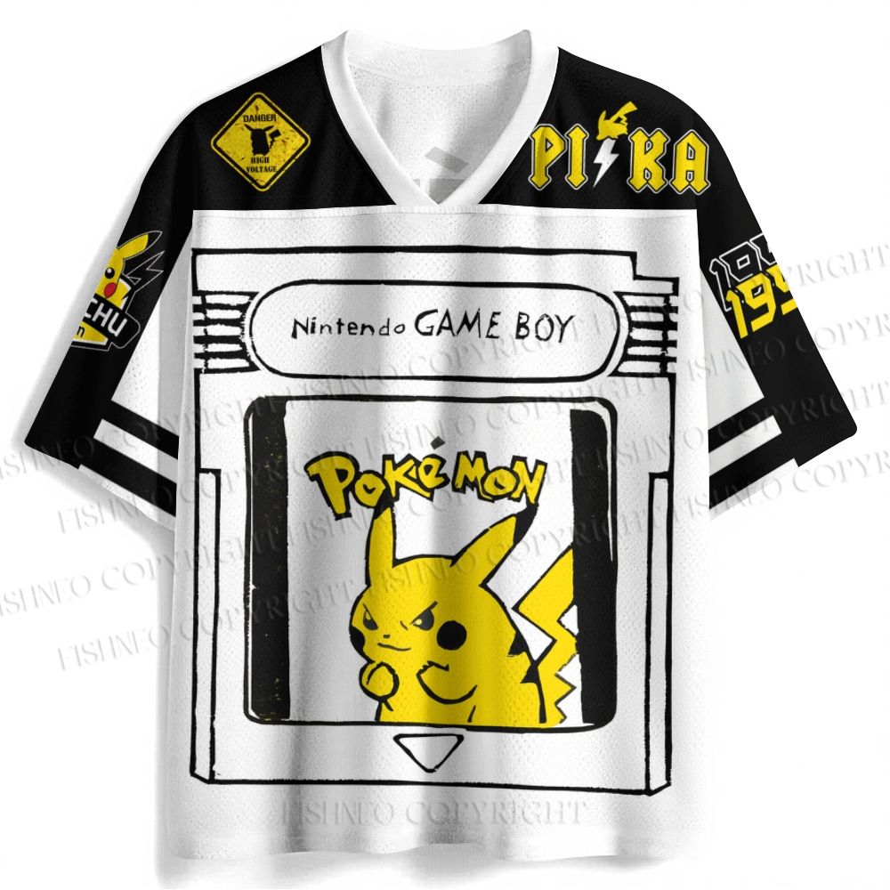 Pikachu Printed Jersey Shirts