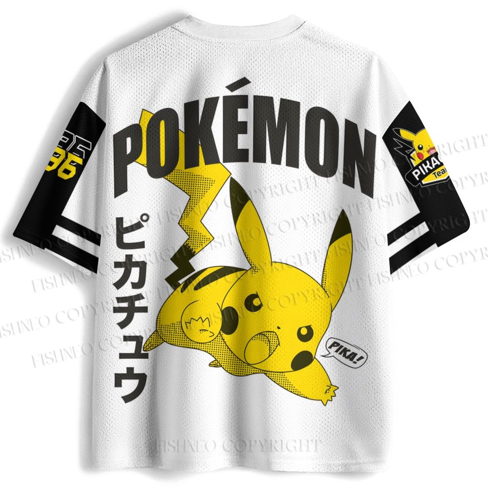 Pikachu Printed Jersey Shirts