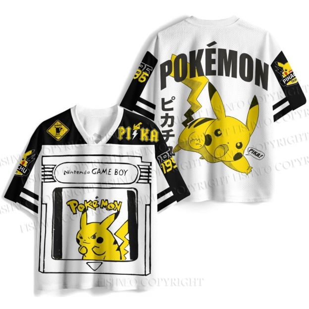Pikachu Printed Jersey Shirts