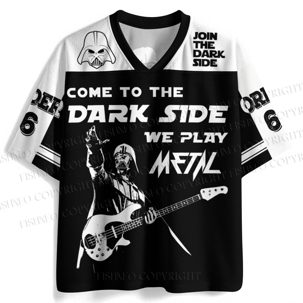 Star Wars Darth Vader Play Metal Jersey Shirts