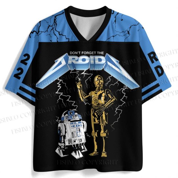 Star Wars R2-D2 Jersey Shirts