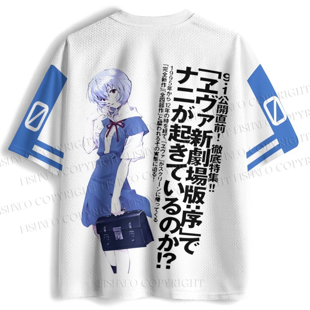 Neon Genesis Evangelion Rei Jersey Shirts
