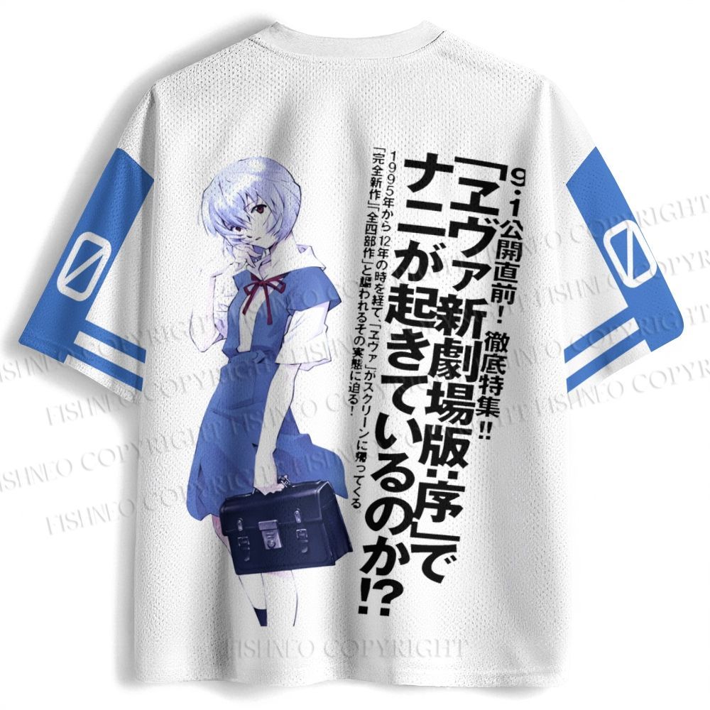 Neon Genesis Evangelion Rei Jersey Shirts