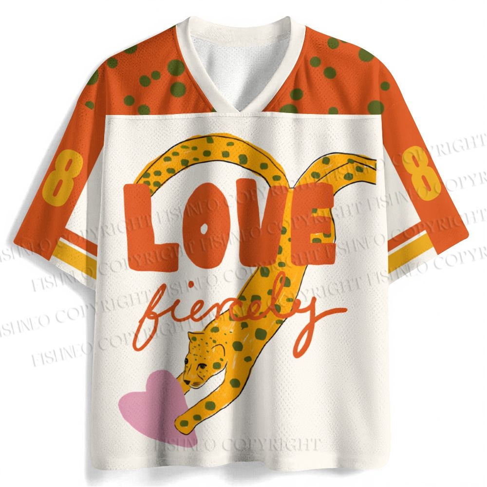 Funny Panther in Love Jersey Shirts