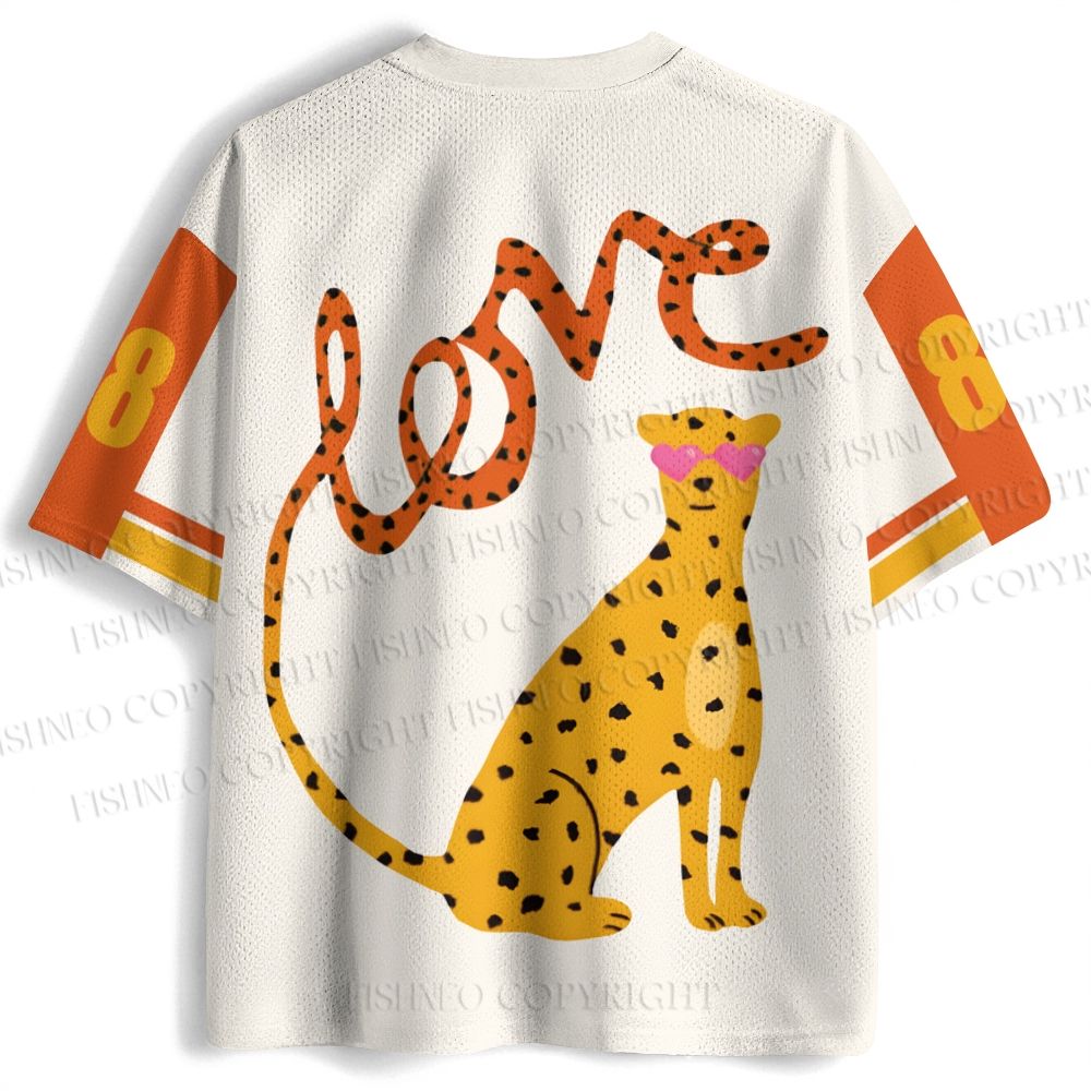 Funny Panther in Love Jersey Shirts