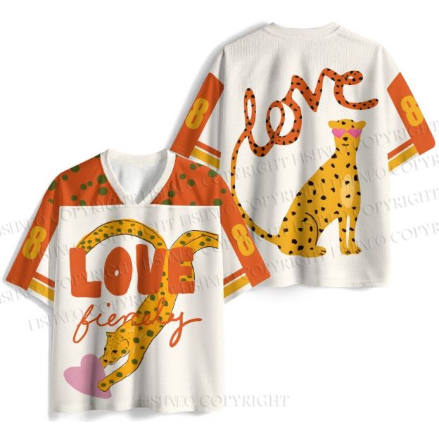 Funny Panther in Love Jersey Shirts