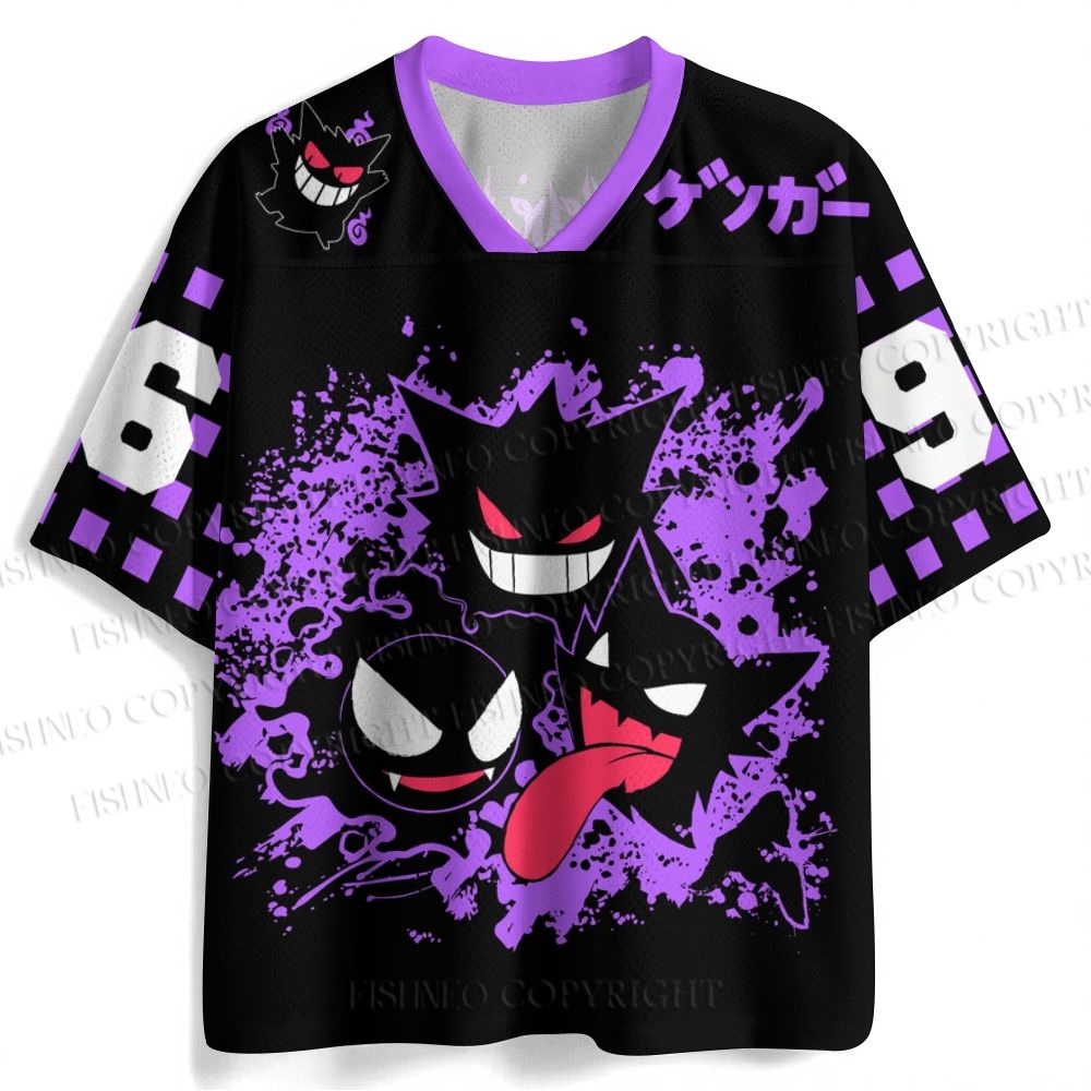Gengar Gastly Haunter Printed Jersey Shirts