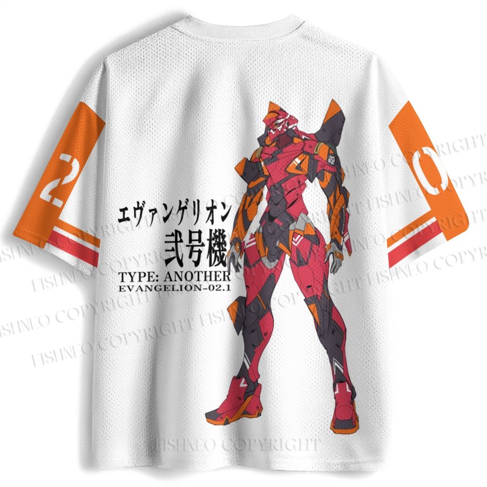 Neon Genesis Evangelion Asuka Unit 02 Jersey Shirts