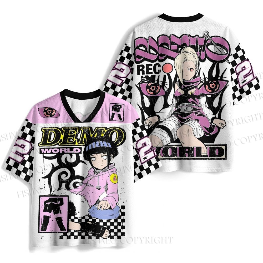 Naruto Hinata Hyuga Printed Jersey Shirts
