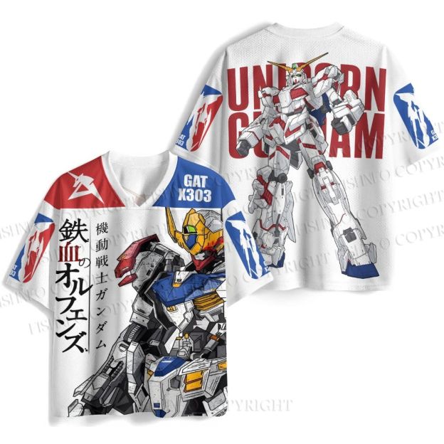Gundam Printed Jersey Shirts