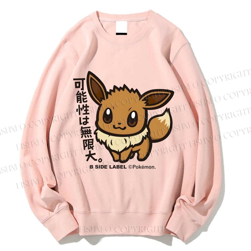Unisex Eevee Printed Sweatshirt