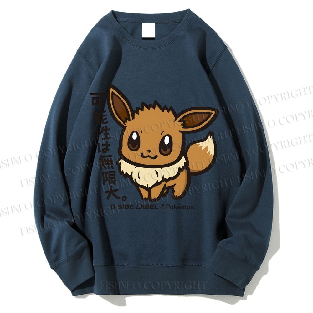 Unisex Eevee Printed Sweatshirt