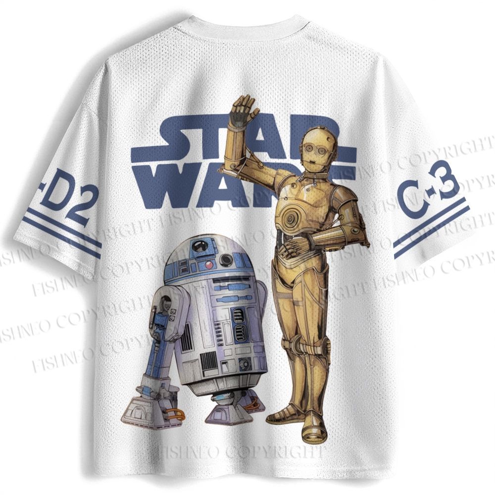 Star Wars R2-D2 C-3PO Jersey Shirts