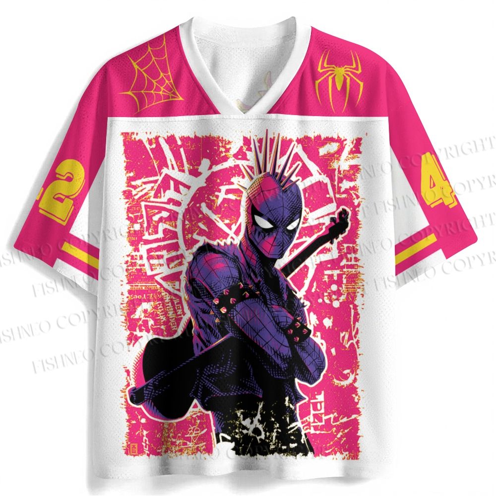 Spider-Punk Jersey Shirts