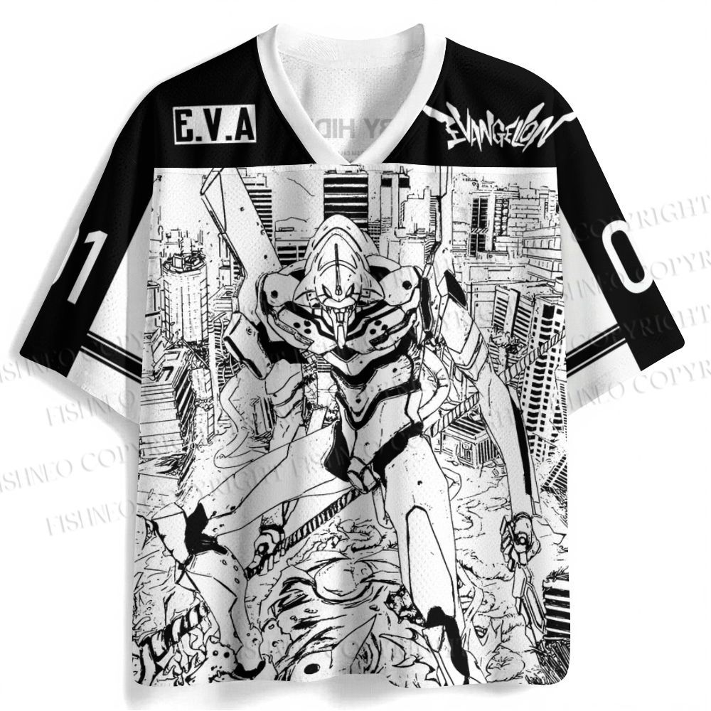 Neon Genesis Evangelion Unit-01 Jersey Shirts