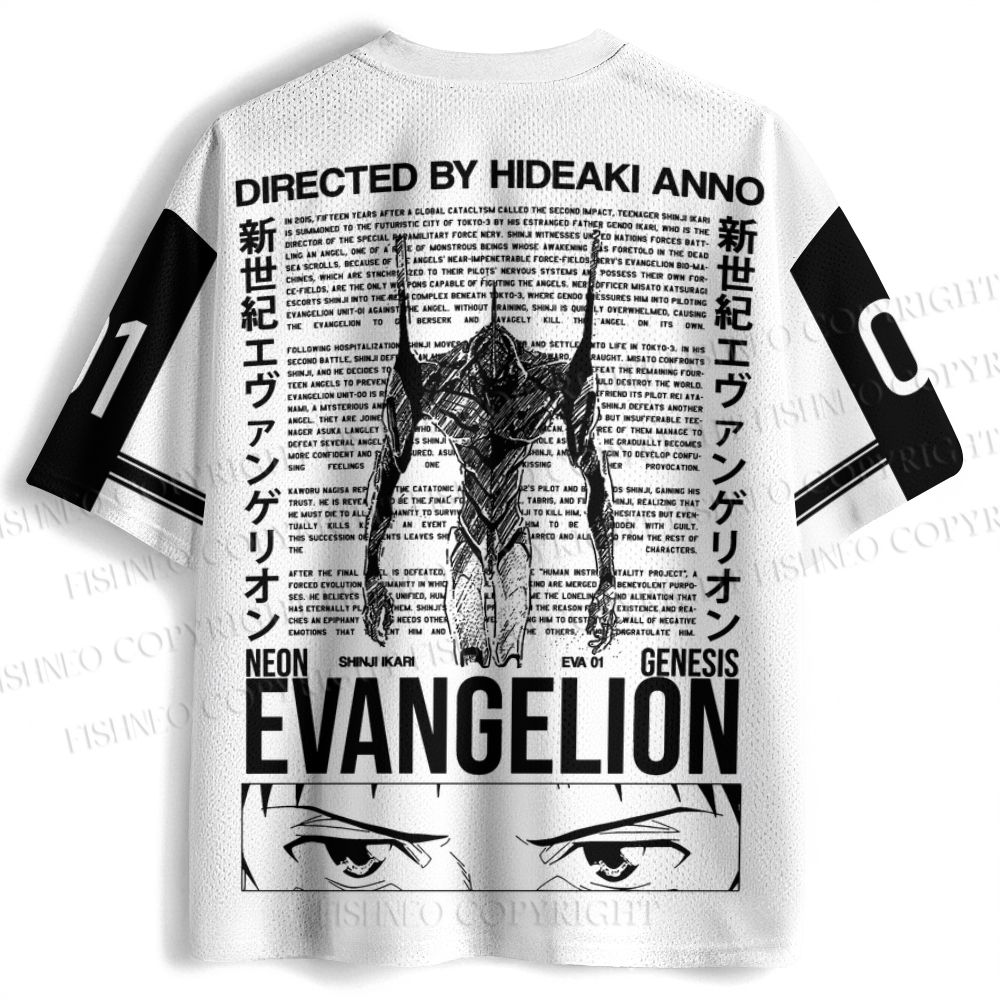 Neon Genesis Evangelion Unit-01 Jersey Shirts