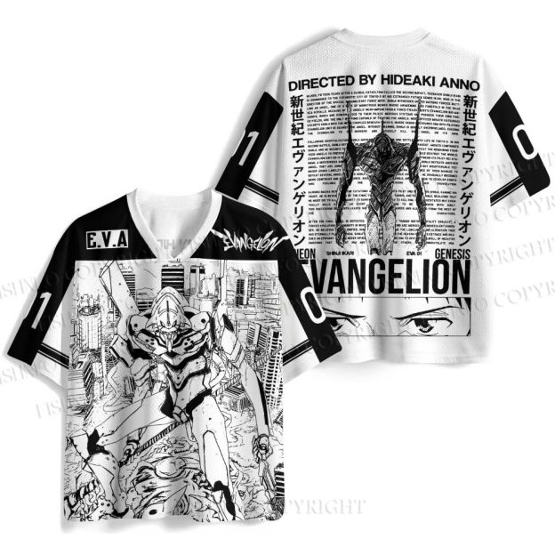 Neon Genesis Evangelion Unit-01 Jersey Shirts