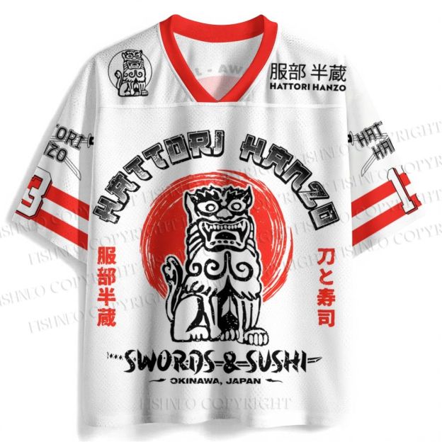 Hattori Hanzo Printed Jersey Shirts