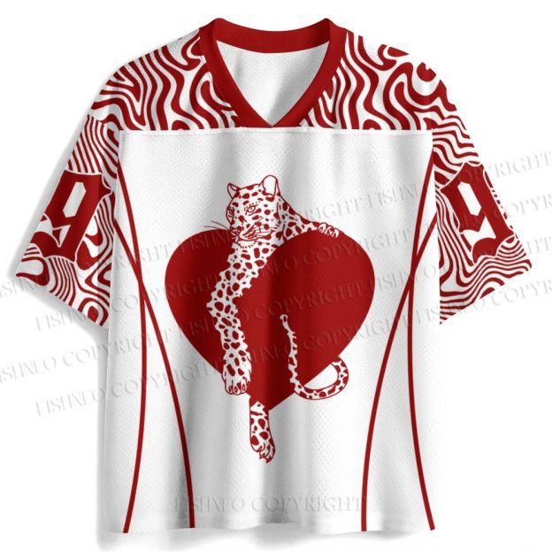 Yayoi Kusama Panther in Love Jersey Shirts