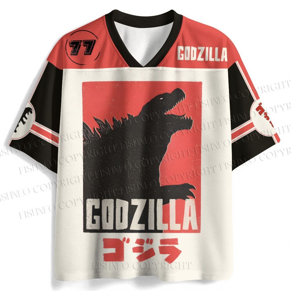 Godzilla Printed Jersey Shirts