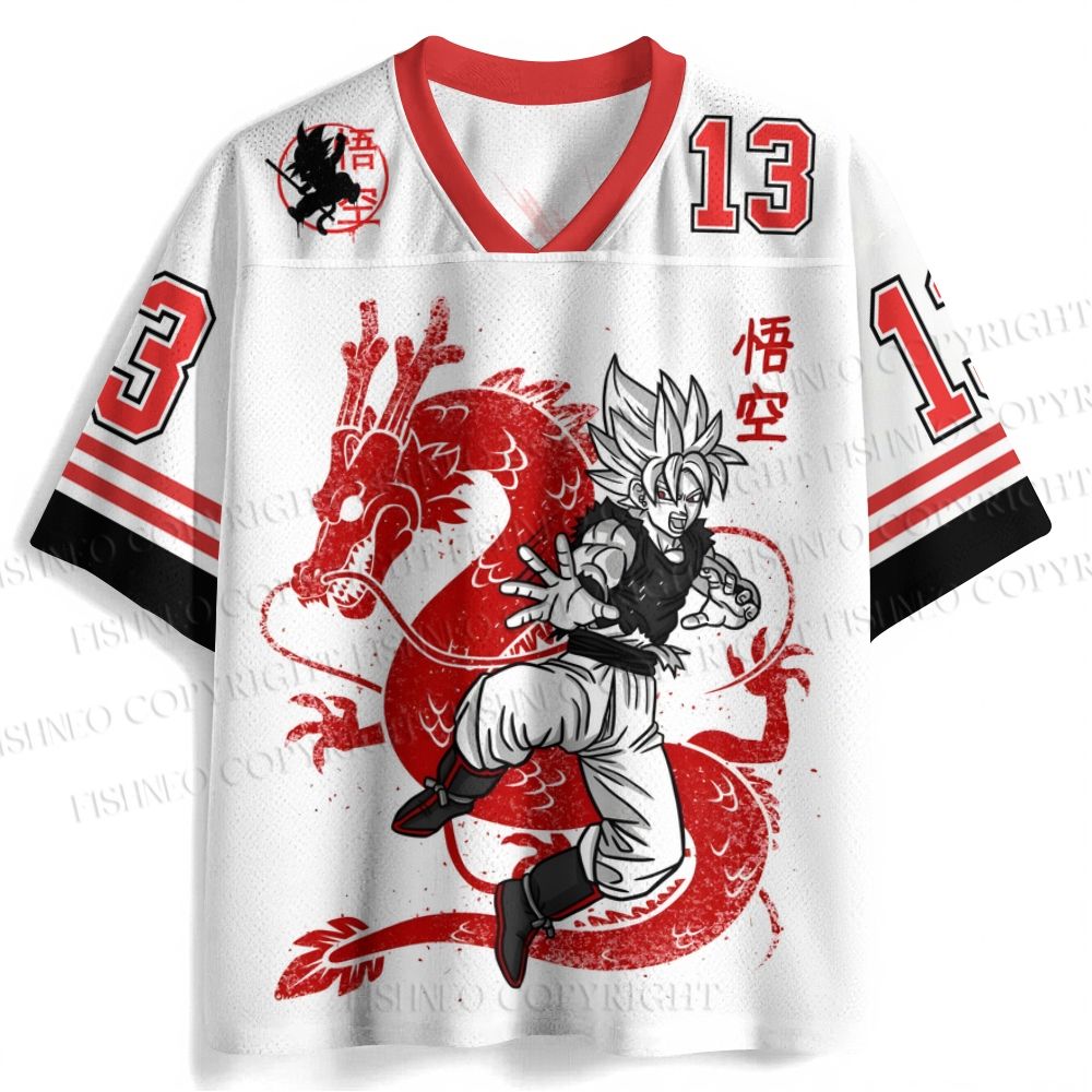 Dragon Ball Goku Printed Jersey Shirts