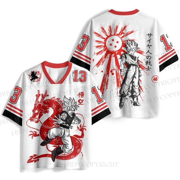 Dragon Ball Goku Printed Jersey Shirts