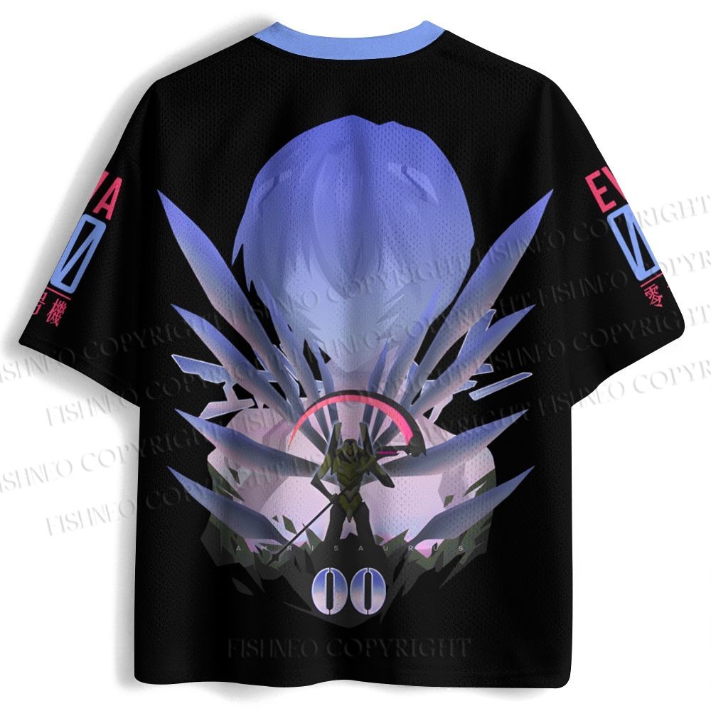 Neon Genesis Evangelion Unit 00 Jersey Shirts
