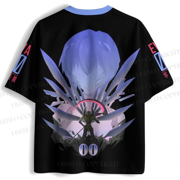 Neon Genesis Evangelion Unit 00 Jersey Shirts