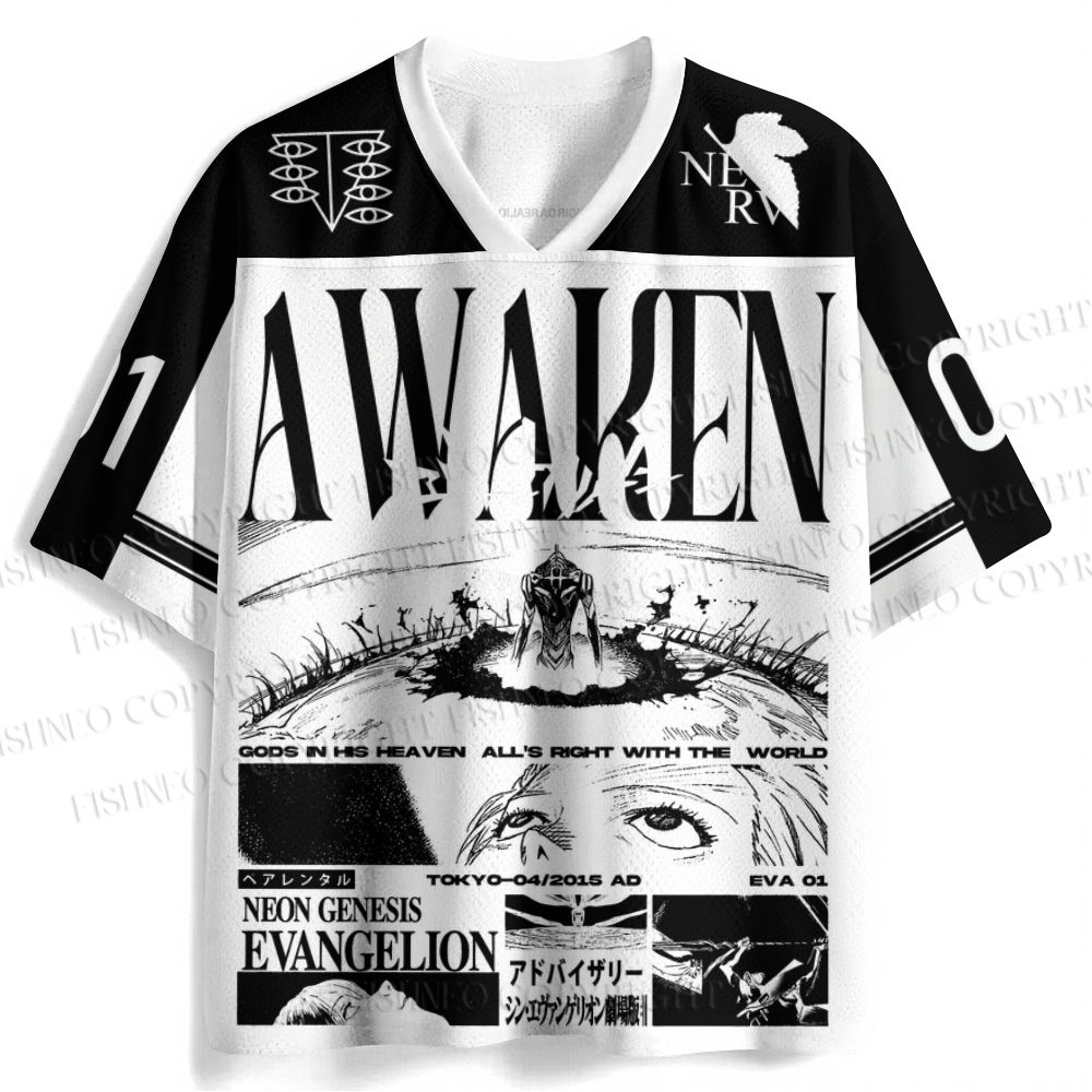 Neon Genesis Evangelion Jersey Shirts