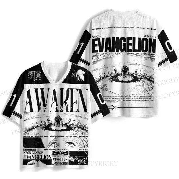 Neon Genesis Evangelion Jersey Shirts