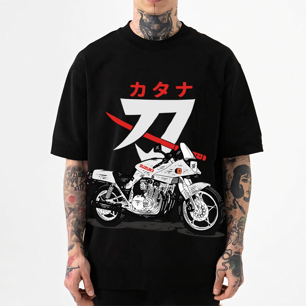 Unisex Classic Cotton Suzuki Japanese Style Printed T-shirt