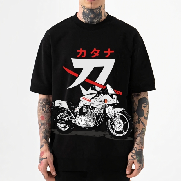 Unisex Classic Cotton Suzuki Japanese Style Printed T-shirt