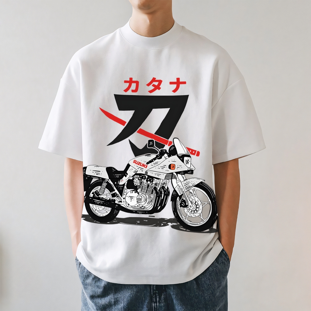 Unisex Classic Cotton Suzuki Japanese Style Printed T-shirt
