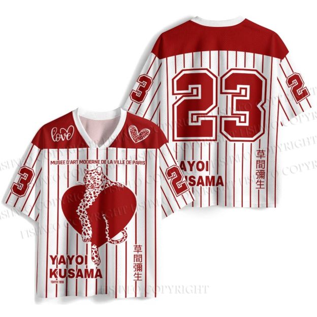 Yayoi Kusama Panther in Love Jersey Shirts
