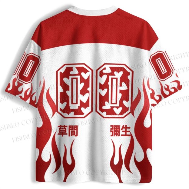 Yayoi Kusama Panther With Heart Jersey Shirts