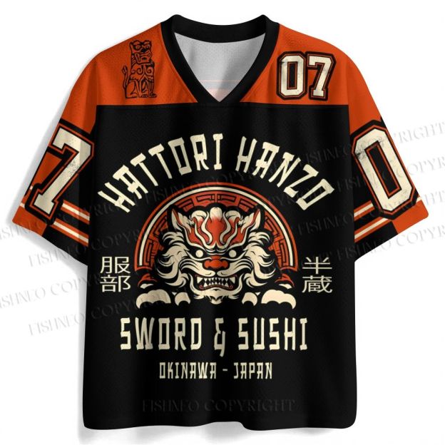 Hattori Hanzo Printed Jersey Shirts