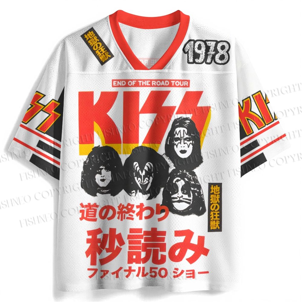 KISS End Of The Road Tour Printed Jersey Shirts