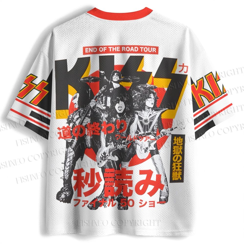 KISS End Of The Road Tour Printed Jersey Shirts