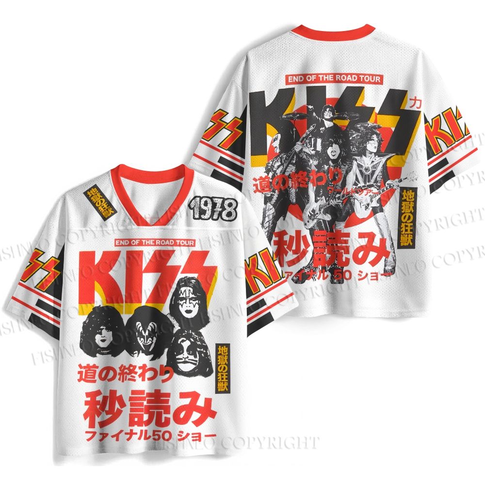 KISS End Of The Road Tour Printed Jersey Shirts