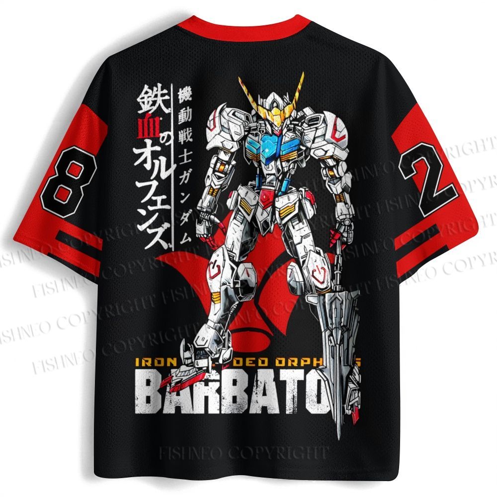 Gundam Barbatos Printed Jersey Shirts